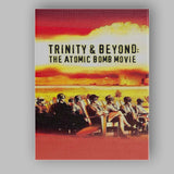 Trinity Nuclear Explosion Documentary Retro Red Yellow Atomic Test Landscape Canvas Wall Art Print Decor Picture Ready to Hang