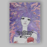 Psychedelic Purple Fantasy Maiden Surreal Illustration Art Nouveau Style Canvas Wall Art Print Decor Picture Ready to Hang