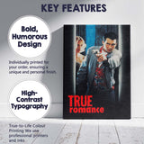 Neo Noir Crime Romance Gunman Doorway Dark Cinematic Film Artwork Canvas Wall Art Print Decor Picture Ready to Hang