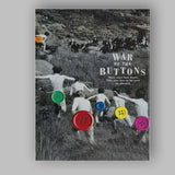 Black and White Button Covered Nude Figures Satirical Battlefield Scene Canvas Wall Art Print Decor Picture Ready to Hang