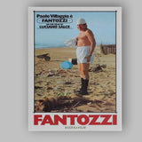 Retro Italian Beach Comedy Character Coastal Landscape Poster Style Canvas Wall Art Print Decor Picture Ready to Hang
