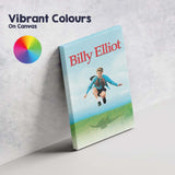 Billy Elliot Inspirational Youth Dance Drama Sky Jumping Figure Blue Green Landscape Canvas Wall Art Print Decor Picture Ready to Hang