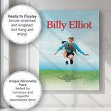 Billy Elliot Inspirational Youth Dance Drama Sky Jumping Figure Blue Green Landscape Canvas Wall Art Print Decor Picture Ready to Hang
