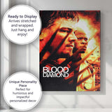 Blood Diamond Intense War Drama Action Adventure Fiery Orange Cinematic Portrait Canvas Wall Art Print Decor Picture Ready to Hang