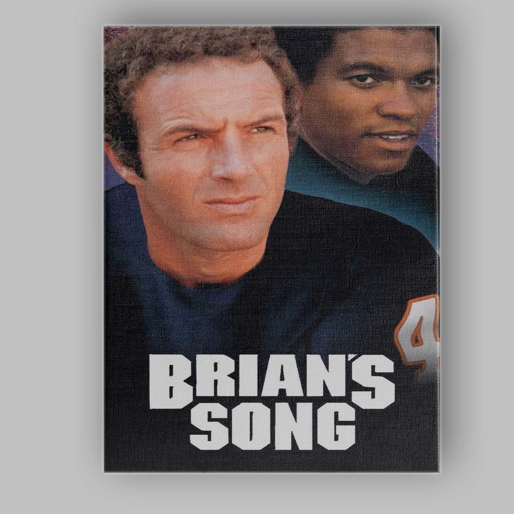 American Football Players Retro Sports Drama Portrait Canvas Wall Art Print Decor Picture Ready to Hang