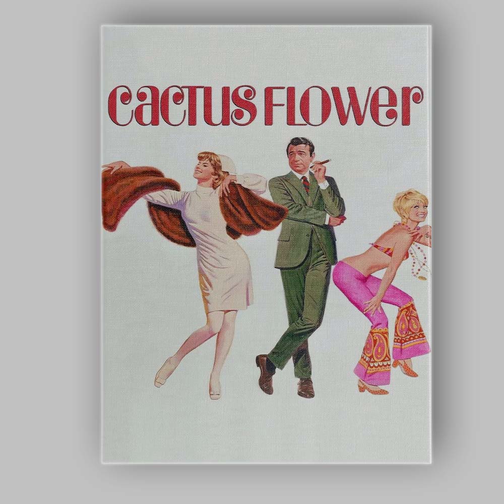 Elegant Mod Fashion Illustration White Background Retro Style Canvas Wall Art Print Decor Picture Ready to Hang