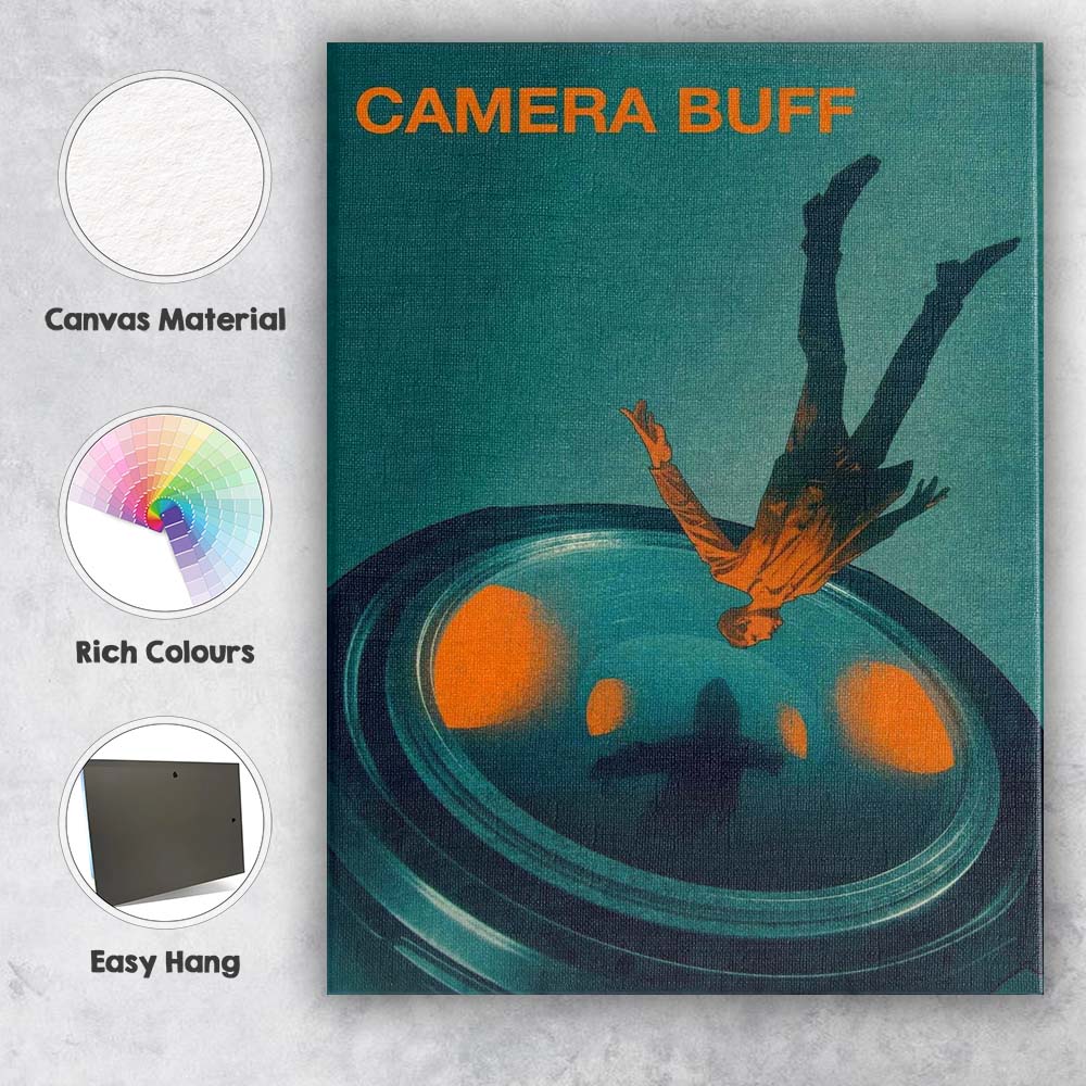 Abstract Camera Lens Surreal Cinematic Concept Art Canvas Wall Art Print Decor Picture Ready to Hang