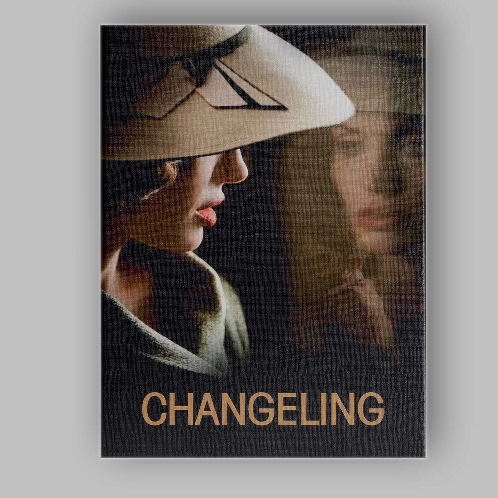 Moody Mystery Woman Reflection Noir Drama Elegant Portrait Canvas Wall Art Print Decor Picture Ready to Hang