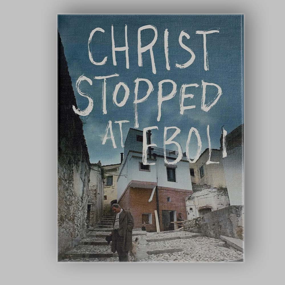 Dark Atmospheric Italian Village Mystery Christ Stopped at Eboli Cinematic Poster Canvas Wall Art Print Decor Picture Ready to Hang
