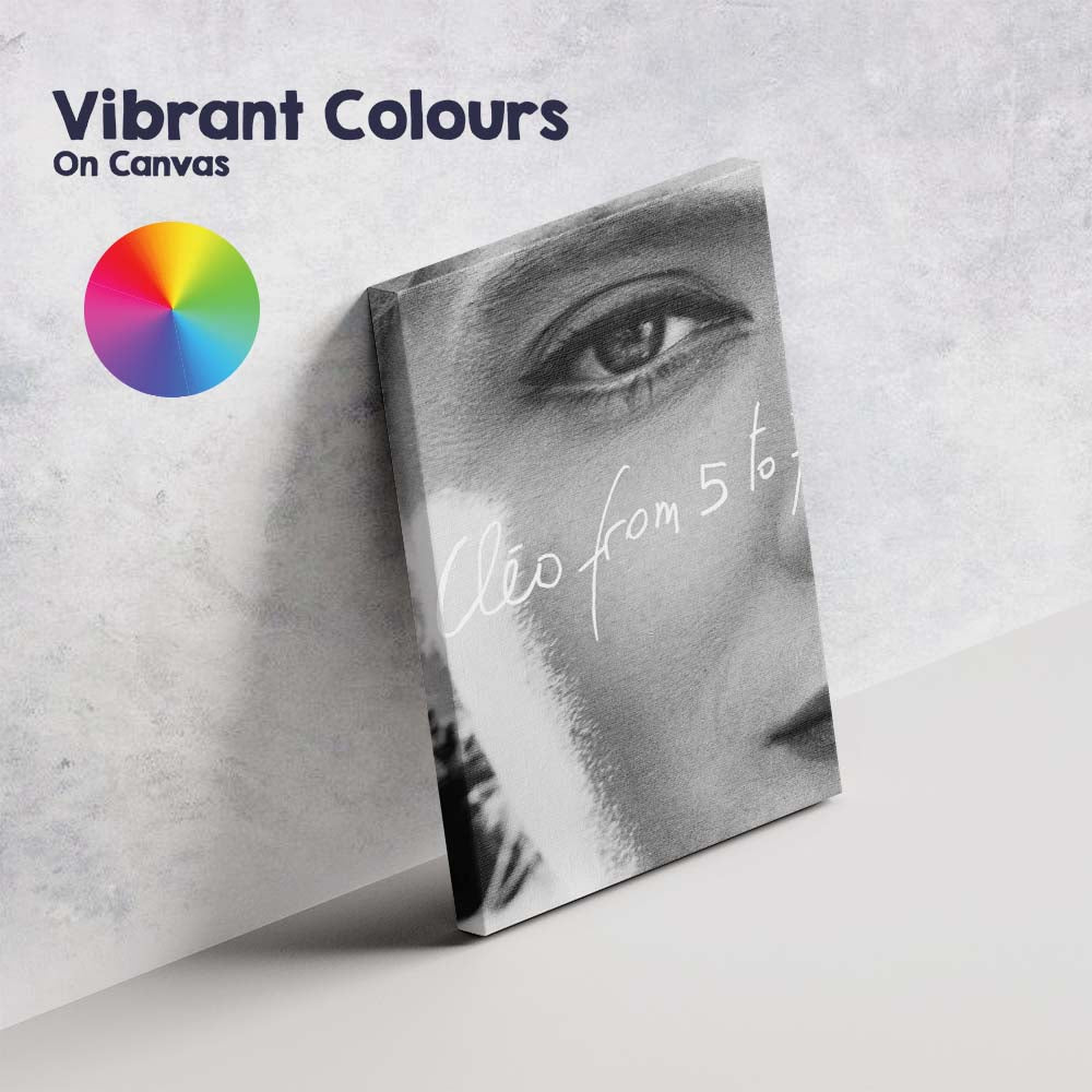 Black and White Close Up Eye Portrait Artistic Photography Canvas Wall Art Print Decor Picture Ready to Hang