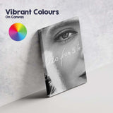 Black and White Close Up Eye Portrait Artistic Photography Canvas Wall Art Print Decor Picture Ready to Hang