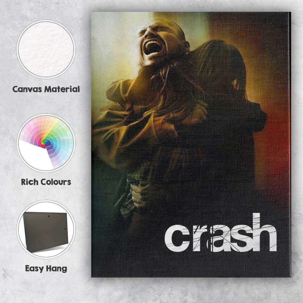 Dark Intense Psychological Drama Embrace Cinematic Crash Inspired Poster Canvas Wall Art Print Decor Picture Ready to Hang