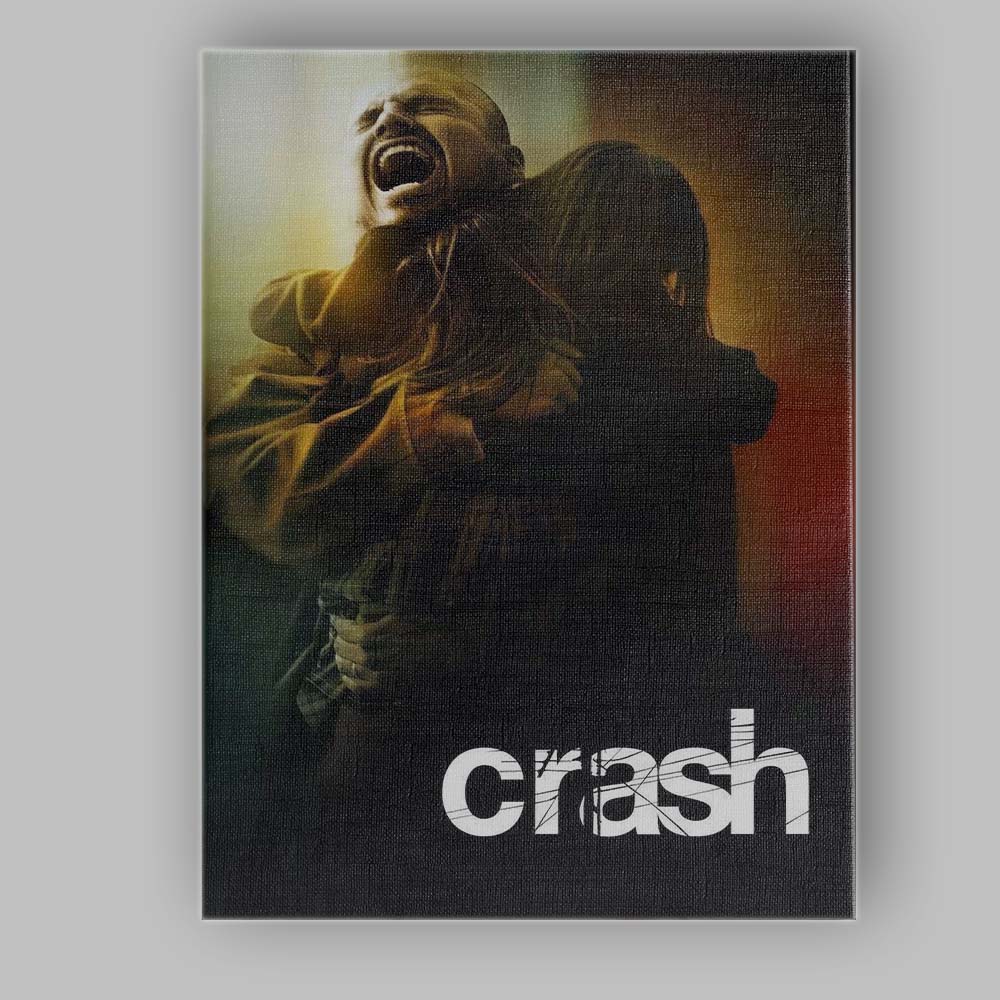 Dark Intense Psychological Drama Embrace Cinematic Crash Inspired Poster Canvas Wall Art Print Decor Picture Ready to Hang