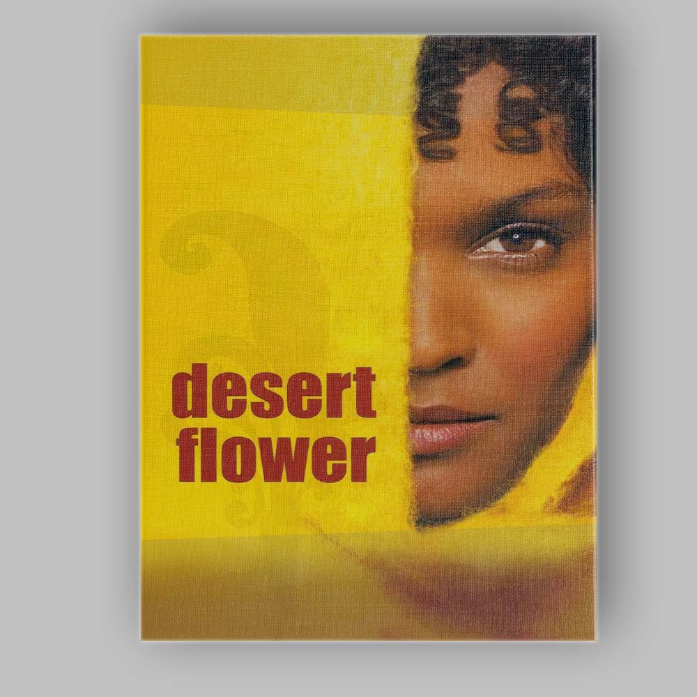 Bold Yellow Portrait Woman Wrapped in Fabric Contemporary Graphic Design Canvas Wall Art Print Decor Picture Ready to Hang