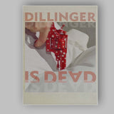 Modern Typography Red Polka Dot Revolver Minimalist Crime Poster Canvas Wall Art Print Decor Picture Ready to Hang