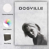 Minimalist Black and White Portrait Woman Nordic Monochrome Cinematic Canvas Wall Art Print Decor Picture Ready to Hang