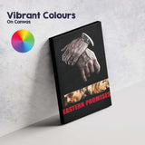 Moody Crime Thriller Tattooed Hands Dark Cinematic Canvas Wall Art Print Decor Picture Ready to Hang