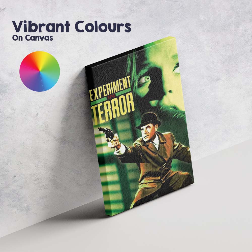 Retro Crime Thriller Detective Green Noir Cinema Poster Canvas Wall Art Print Decor Picture Ready to Hang