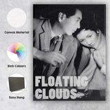 Black And White Romantic Couple Classic Cinema Photography Canvas Wall Art Print Decor Picture Ready to Hang