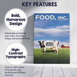 Pastoral Farm Landscape Dairy Cow Conceptual Documentary Artwork Canvas Wall Art Print Decor Picture Ready to Hang