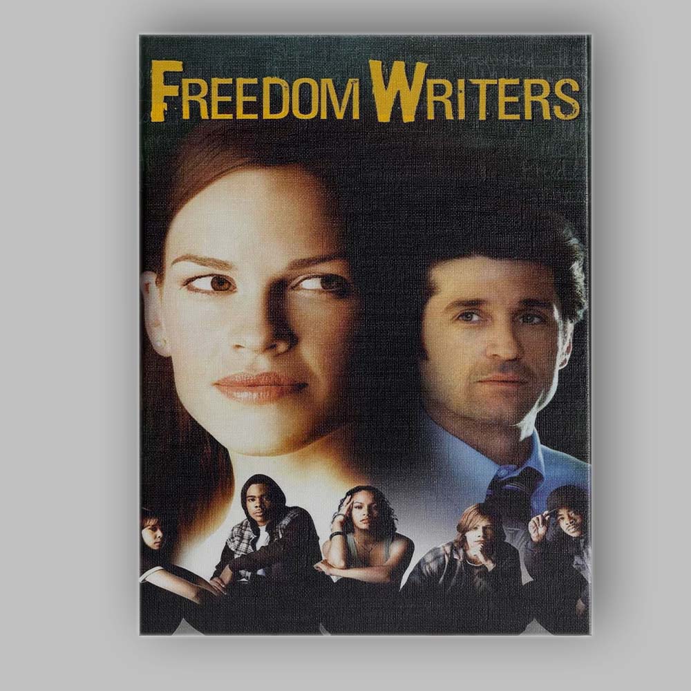 Freedom Writers Inspirational Education Drama Classroom Chalkboard Portrait Canvas Wall Art Print Decor Picture Ready to Hang