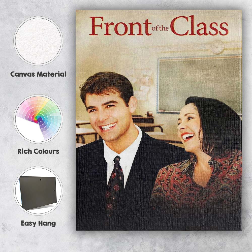 Warm Classroom Teacher Student Biographical Drama Portrait Canvas Wall Art Print Decor Picture Ready to Hang