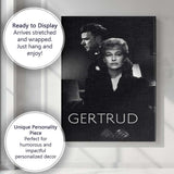 Classic Black And White Scandinavian Drama Film Portrait Canvas Wall Art Print Decor Picture Ready to Hang