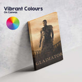 Epic Roman Gladiator Warrior Arena Cinematic Portrait Canvas Wall Art Print Decor Picture Ready to Hang