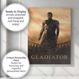 Epic Roman Gladiator Warrior Arena Cinematic Portrait Canvas Wall Art Print Decor Picture Ready to Hang