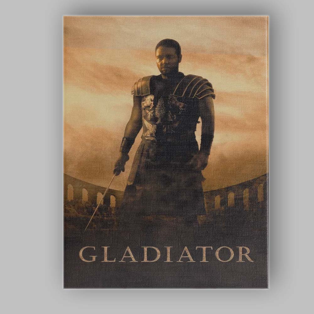 Epic Roman Gladiator Warrior Arena Cinematic Portrait Canvas Wall Art Print Decor Picture Ready to Hang