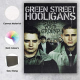 Green Street Football Hooligan Gang Urban Gritty Street Culture Canvas Wall Art Print Decor Picture Ready to Hang