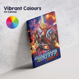 Vibrant Cosmic Space Adventure Team Action Fantasy Artwork Canvas Wall Art Print Decor Picture Ready to Hang