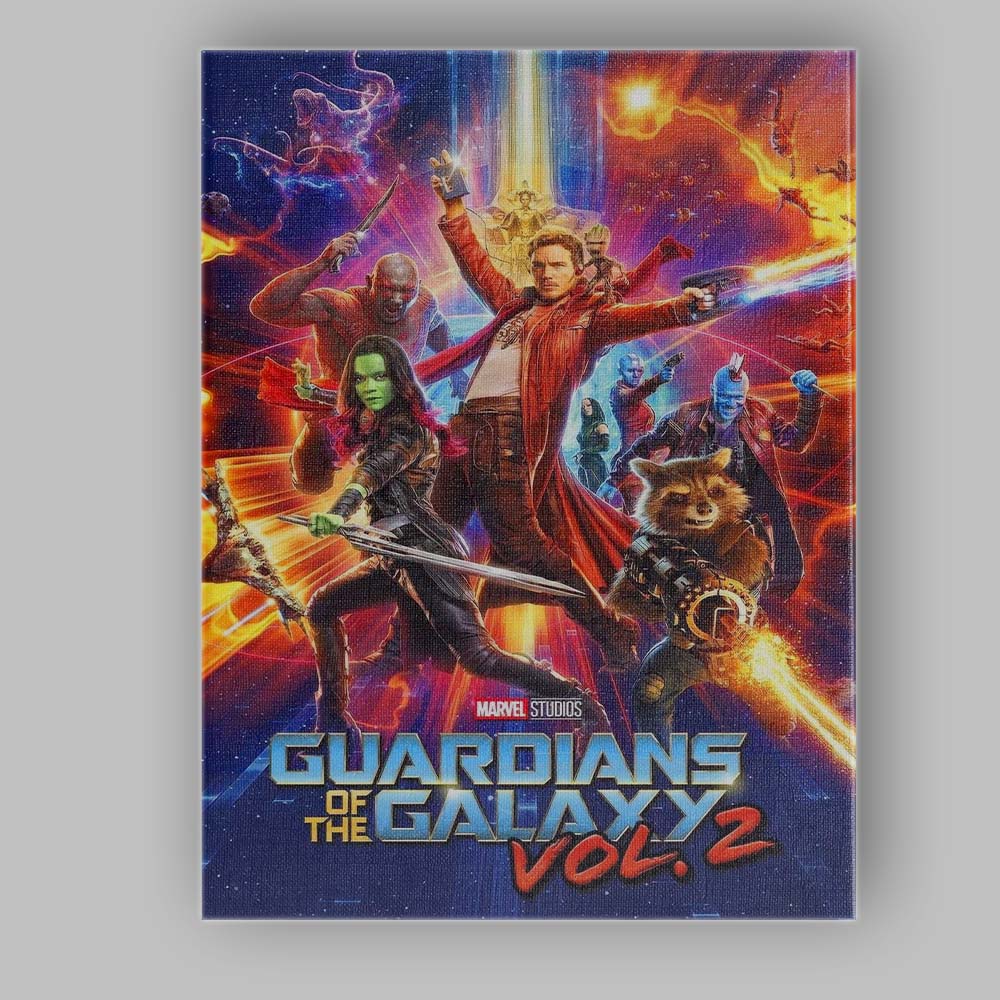 Vibrant Cosmic Space Adventure Team Action Fantasy Artwork Canvas Wall Art Print Decor Picture Ready to Hang
