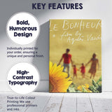 Soft Focus Sunflower Family Countryside French Cinema Inspired Artwork Canvas Wall Art Print Decor Picture Ready to Hang