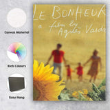Soft Focus Sunflower Family Countryside French Cinema Inspired Artwork Canvas Wall Art Print Decor Picture Ready to Hang