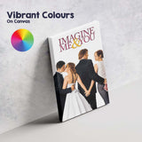 Elegant Romantic Love Triangle Wedding Drama Artwork Canvas Wall Art Print Decor Picture Ready to Hang