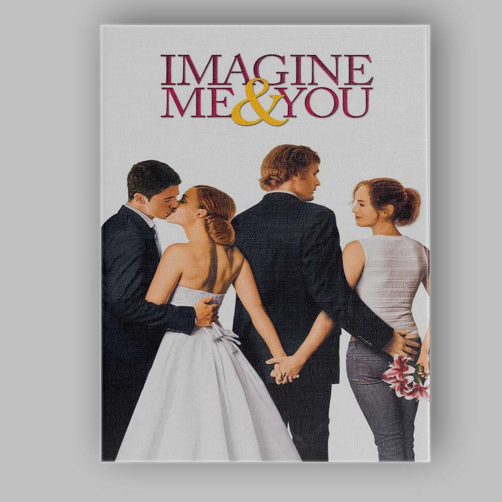 Elegant Romantic Love Triangle Wedding Drama Artwork Canvas Wall Art Print Decor Picture Ready to Hang