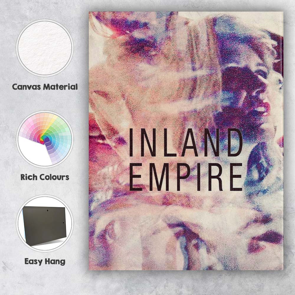 Abstract Pastel Pink Purple Textured Double Exposure Portrait Artwork Canvas Wall Art Print Decor Picture Ready to Hang