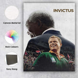 Inspirational Sports Leadership Rugby Portrait Cinematic Artwork Canvas Wall Art Print Decor Picture Ready to Hang