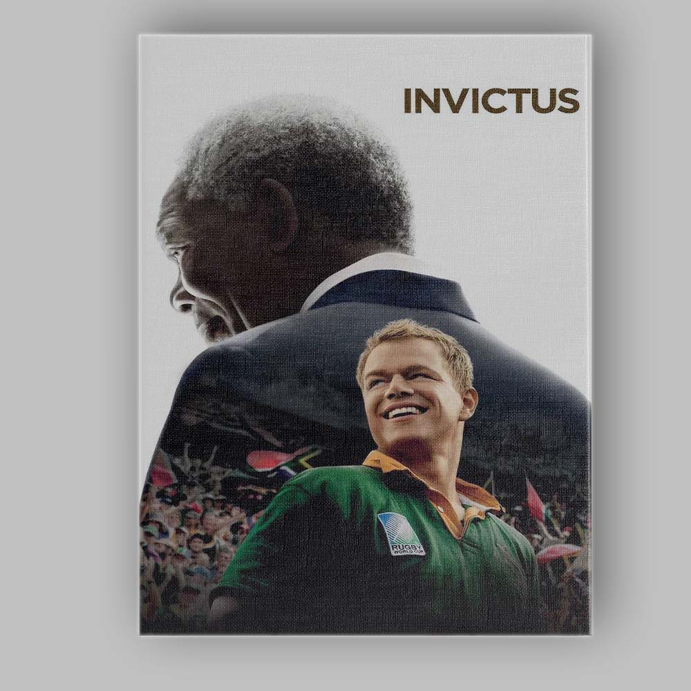 Inspirational Sports Leadership Rugby Portrait Cinematic Artwork Canvas Wall Art Print Decor Picture Ready to Hang