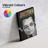 Monochrome Cult Documentary Style Portrait Reflective Sunglasses Graphic Canvas Wall Art Print Decor Picture Ready to Hang