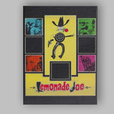Yellow Black Pop Art Western Cowboy Graphic Retro French Cinema Canvas Wall Art Print Decor Picture Ready to Hang