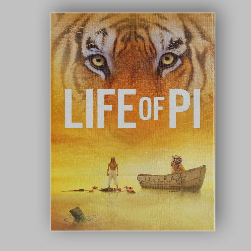 Golden Tiger Eye Adventure Fantasy Cinematic Wildlife Artwork Canvas Wall Art Print Decor Picture Ready to Hang