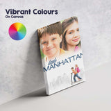 Soft Pastel Children City Adventure Family Film Style Artwork Canvas Wall Art Print Decor Picture Ready to Hang