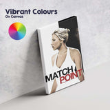 Contemporary Blonde Woman Profile Contrast Portrait Stylish Modern Canvas Wall Art Print Decor Picture Ready to Hang
