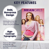 Pink Fashion Teen Friendship Group Glamorous Pop Culture Portrait Canvas Wall Art Print Decor Picture Ready to Hang