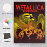 Dark Heavy Metal Band Abstract Monster Artwork Canvas Wall Art Print Decor Picture Ready to Hang