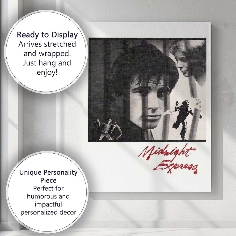 Monochrome Prison Drama Portrait Collage Cinematic Artwork Canvas Wall Art Print Decor Picture Ready to Hang