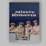 Classic Naval Comedy Film Cast Portrait Blue Background Canvas Wall Art Print Decor Picture Ready to Hang