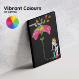 Psychedelic Flower Pop Art Festival Retro Music Illustration Canvas Wall Art Print Decor Picture Ready to Hang